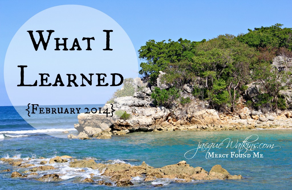 What I Learned Feb 2014